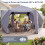 Folding Hexagonal Gazebo with Mosquito Nets and Curtains 4