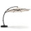 11 Ft Cantilever Patio Umbrella, 360 Rotation, Beige 6