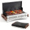 Folding Charcoal Grill, 2 Heights, 4-Sided Ventilation, Black 8