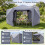 Folding Hexagonal Gazebo with Mosquito Nets and Curtains 5