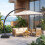11 Ft Cantilever Patio Umbrella, 360 Rotation, Beige 7