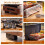 Folding Charcoal Grill, 2 Heights, 4-Sided Ventilation, Black 3