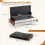 Folding Charcoal Grill, 2 Heights, 4-Sided Ventilation, Black 5