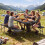 Folding Rattan-Look Beer Bench, Black, 182cm, Portable 8