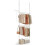 Telescopic Clothes Rack, Adjustable Metal, White 5