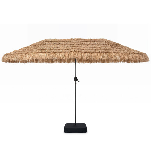 15 x 9 FT Double-Sided Patio Umbrella with Lights & Base 2