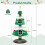 Cat Christmas Tree Tower with Condos and Toys, 61.5" 1
