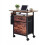 Mobile File Cabinet with Tabletop and Storage Shelf - Brown 8
