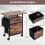 Mobile File Cabinet with Tabletop and Storage Shelf - Brown 7