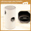 Beige Multi-Level Cat House with Sisal Scratching Pad 3