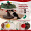 Cat Christmas Tree Tower with Condo and Scratching Posts 1