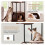 72-Inch Multi-Level Cat Condo with Top Perch, Rustic Brown 6