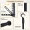 Adjustable Floor-to-Ceiling Clothes Rack, Black, 43.3"-124" 6