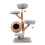 5-Tier Gray Wooden Cat Tree with Plush Perches & Jute Posts 8