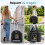 Foldable Airline-Approved Pet Carrier with Wheels, Black 7