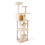 168 cm Multi-Level Cat Tower with Hammock and Condo 1