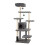 170cm Grey Cat Tree with Sisal Posts and Cave 4