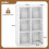 6-Cube White Wooden Bookcase with Anti-Tipping Kit 3