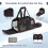 Rolling Pet Carrier with Wheels & Telescopic Handle, Red 4