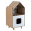 Cat Litter Box Enclosure with Shelf and Double Doors 5