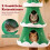 Christmas Cat Tree with Snow Decorations, 130cm Tall 6
