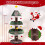Cat Christmas Tree Tower with Condo and Scratching Posts 3