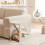 Pet Stairs with Bed, 3 Steps, Foam Padded, 54x33x48 cm 6