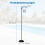 Adjustable Basketball Hoop with Fillable Base, 105-255 cm 1