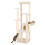 Tall Modern Cat Tree with Condo, Perch & Sisal Posts - Beige 4