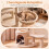 Large Beige Cat Tree Tower with Scratching Posts, 149 cm 7