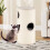 Beige Multi-Level Cat House with Sisal Scratching Pad 5
