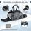 Rolling Pet Carrier with Wheels, Telescopic Handle, Mesh Windows 5