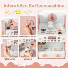 Kids Wooden Grocery Store Playset - Pink Supermarket