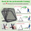 Football Rebounder with Adjustable Angles and Ground Stakes 1