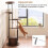 72-Inch Multi-Level Cat Condo with Top Perch, Rustic Brown 3