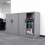 Lockable Metal Filing Cabinet, Grey, 2 Adjustable Shelves 1