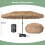15 x 9 FT Double-Sided Patio Umbrella with Lights & Base 7