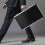 Black Aluminum Gun Case with Foam Insert, 47 x 25 cm 2