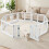 Clear Plastic Dog Playpen with Locking Door, 8 Panels 6