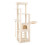 Tall Modern Cat Tree with Condo, Perch & Sisal Posts - Beige 2