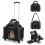 Foldable Airline-Approved Pet Carrier with Wheels, Black 3