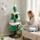 Cat Christmas Tree Tower with Condos and Toys, 61.5" 8