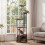 72-Inch Multi-Level Cat Condo with Top Perch, Rustic Brown 5