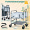 Foldable Dog Bath Cart with Adjustable Height & Wheels 2