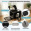 Foldable Airline-Approved Pet Carrier with Wheels, Black 5