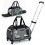 Rolling Pet Carrier with Wheels, Telescopic Handle, Mesh Windows 6