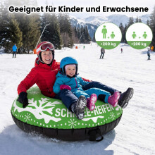 42" Heavy-Duty Inflatable Snow Tube with Tow Strap