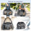 Rolling Pet Carrier with Wheels, Telescopic Handle, Mesh Windows 7