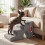 4-Step Grey Pet Stairs, 43 cm High, Washable Cover 5