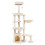 Large Beige Cat Tree Tower with Scratching Posts, 149 cm 3